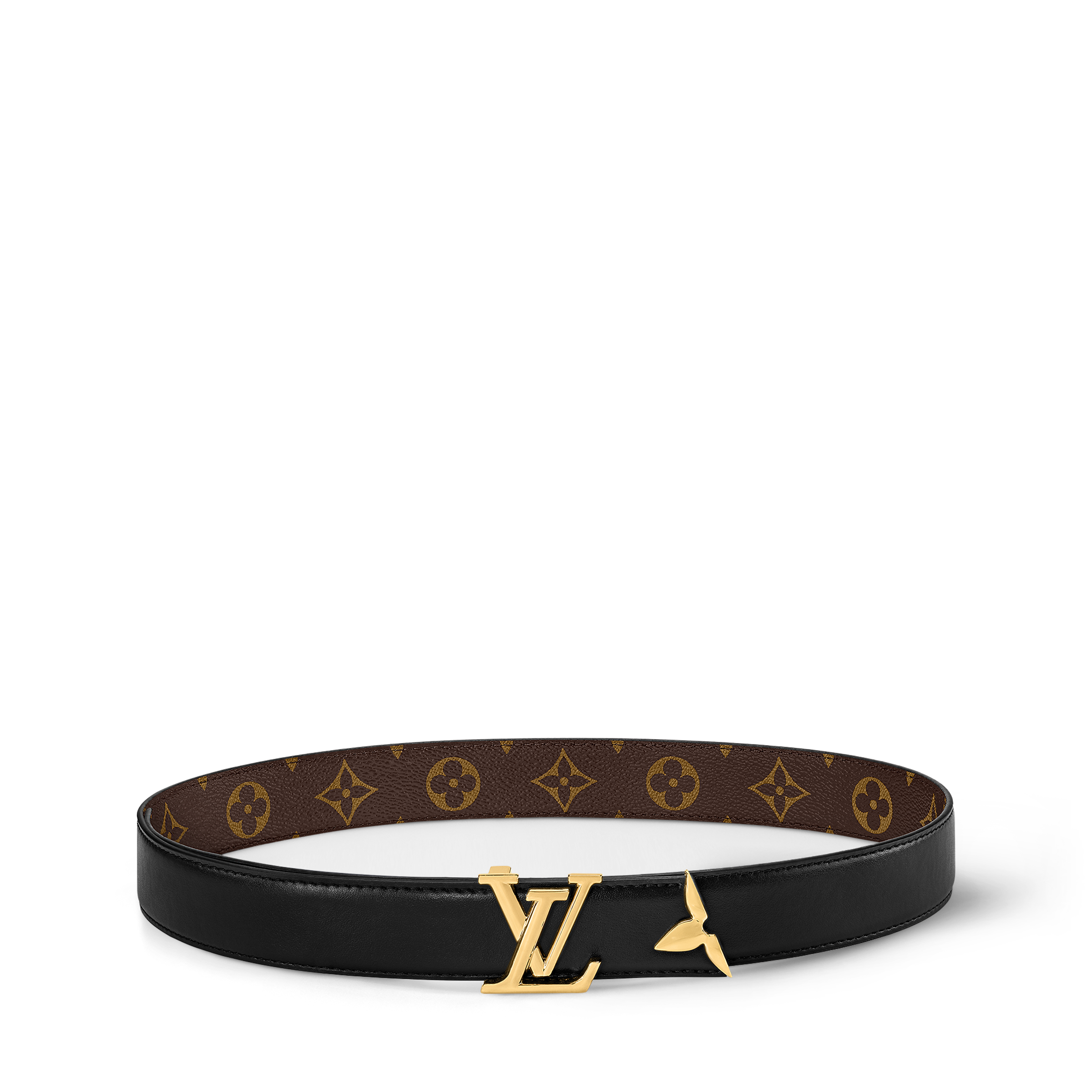 Pretty LV 30mm Reversible Belt Monogram Women Accessories LOUIS